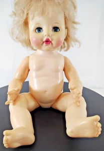 Vintage /1983/ Ideal Drink And Wet Doll/ OHNE KLEIDUNG - Bild 1 von 12