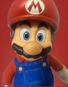 The Super Mario Bros Movie 14” Mario Poseable Plush Figure Nintendo - Picture 1 of 5