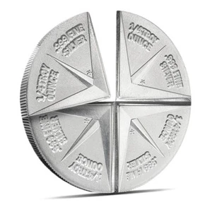 1 oz Double Divisible Silver Round (4 x 1/4 oz) - Afbeelding 1 van 2