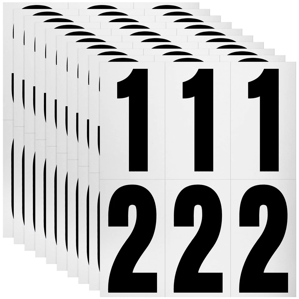 29-PACK Reflective Adhesive Numbers. Everbilt What You See Is What You Get (R12)