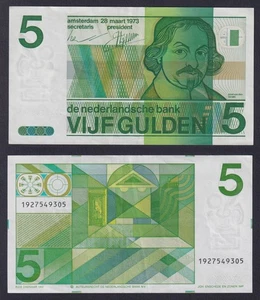 Banconota Olanda 5 gulden 1973 P.-95a SPL++/XF++ - Picture 1 of 1