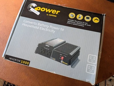 Casa rodante Xantrex XPower 1000 W inversor de potencia marina reacondicionada NOS Foto 1 de 4