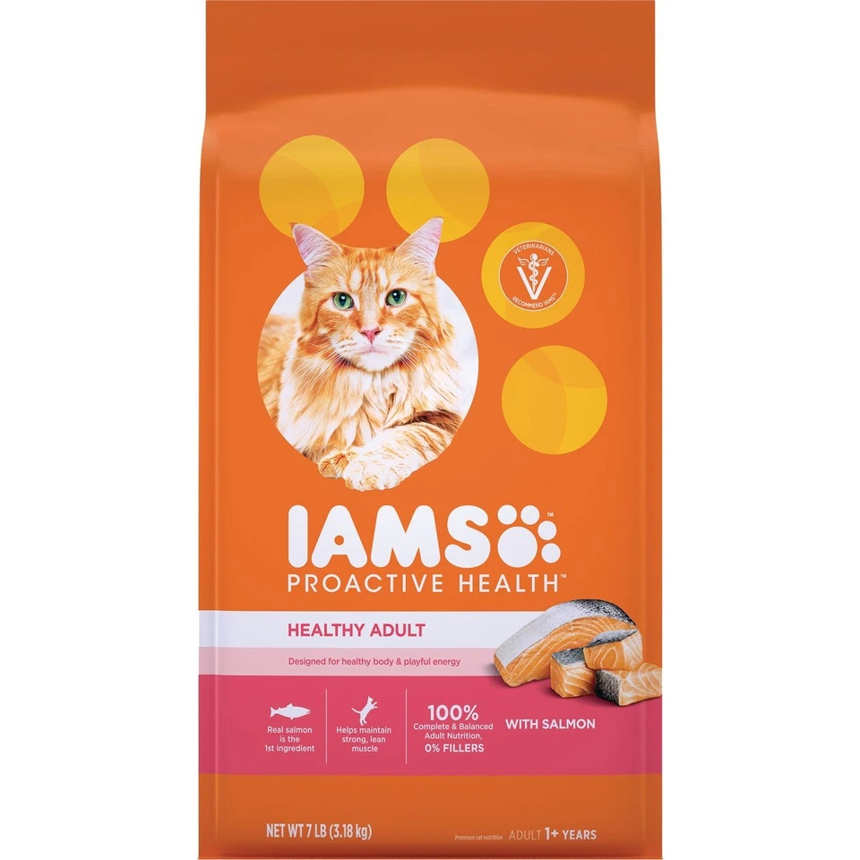 Iams Proactive Health 7 Lb. Salmon & Tuna Flavor Adult Dry Cat Food 109107 Iams - Image 1 of 1