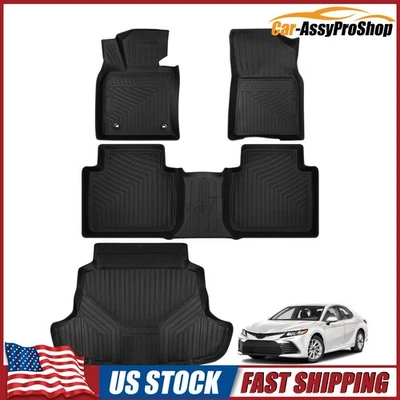 For Toyota Camry 2018-2023 Heavy Duty Floor Mats Waterproof Liners All Weather Foto 1 de 4