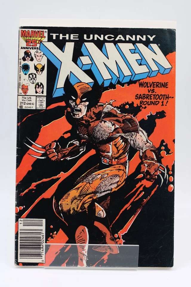 X-Men #212 • [4.0] • Barry Windsor-Smith • 1986 • Mark Jewelers Variant • SCARCE - Image 1 of 3