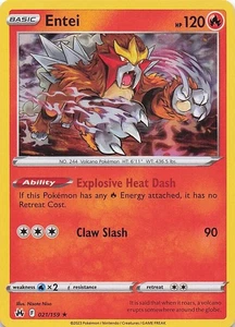 Entei Holo Rare Holo Crown Zenith 021/159 NM - Picture 1 of 2
