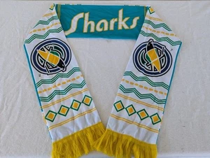 San Jose Sharks Oakland California Golden Seals Hockey Retro Scarf 2022 NEW NWOT - Picture 1 of 3