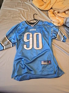 Ndamukong Suh Detroit Lions NFL Football Reebok Sewn Jersey Size Men’s 48 - Picture 1 of 2