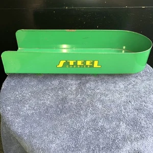 VINTAGE 1950’s TONKA SEMI TRAILER PART STEEL CARRIER ORIGINAL GREEN PAINT,DECALS - Picture 1 of 20