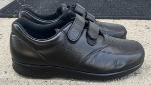 SAS VTO Slipper Halbschuhe Schuhe Herren 11,5M Schwarz Tripad Komfort Hakenschlaufe Diabetec - Bild 1 von 11