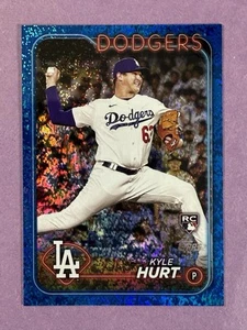 2024 Topps Series 2 - Kyle Hurt RC Blue Foilboard #/999 Los Angeles Dodgers - Picture 1 of 5