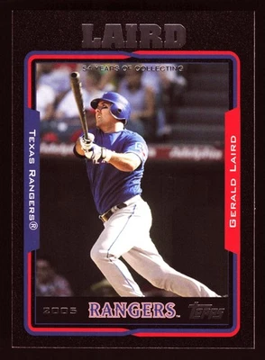 Gerald Laird Texas Rangers 2005 Topps Black #260 SN /54 - Image 1 of 2