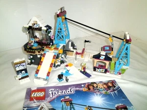 LEGO Friends #41324 Snow Resort Skilift 100% vollständig mit Anleitung & Minifiguren - Bild 1 von 11