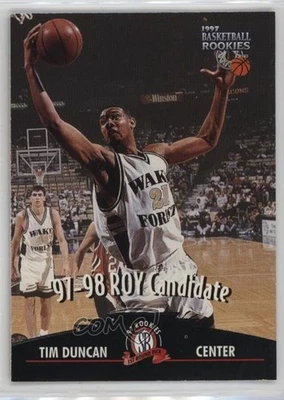 1997 Score Board Rookies Tim Duncan #57 RC HOF - Image 1 of 2