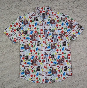 RSVLTS x The Office Shirt Mens XL Kevins Famous Chili Casual Button Up White - Picture 1 of 9