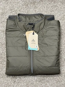 Chaqueta Prana IncrediWool 1/2 Cremallera XL Verde Pizarra Brezo Ajuste Estándar Exterior - Imagen 1 de 11