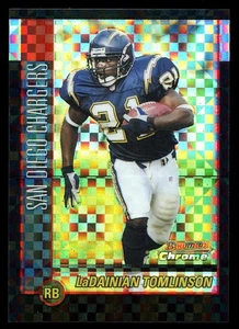 2002 Bowman Chrome Xfractor #63 LaDainian Tomlinson 001/250 - Picture 1 of 2