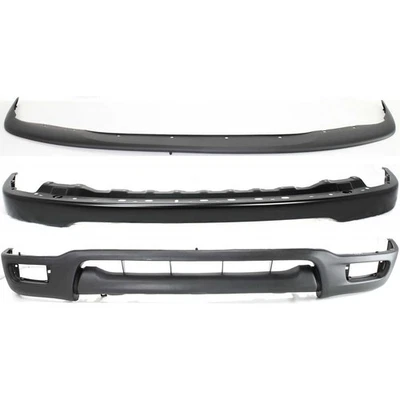 Front Bumper Kit For 2001-2004 Toyota Tacoma with Bumper Trim and Lower Panel - Image 1 of 4