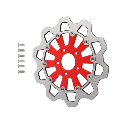 Rotor de freio dianteiro 299mm adequado para Harley-Davidson Softail Breakout 2013-2024 vermelho - Imagem 1 de 4
