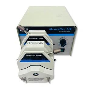 Cole Parmer 900-1481 Masterflex L/S Economy Drive con doble cabezal de bomba, probado - Imagen 1 de 6