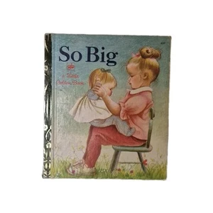 Vintage 1972 Little Golden Book So Big Hardcover - Picture 1 of 3