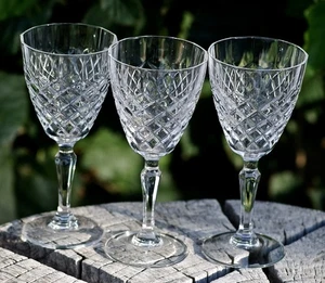 VINTAGE Verrerie D'arques Dauphine Weingläser 3er Set Made In France - Bild 1 von 5