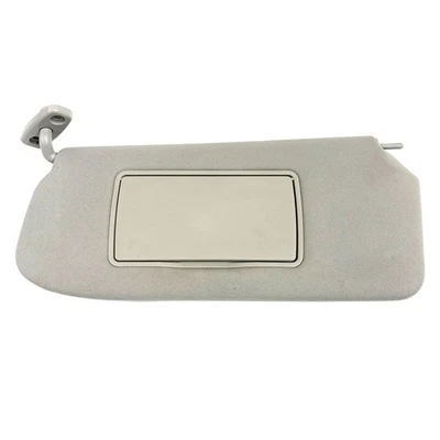 2007-2012 Nissan Sentra Sun Visor Driver Left Side Cloth OEM GRAY W/ Mirror - Image 1 of 3