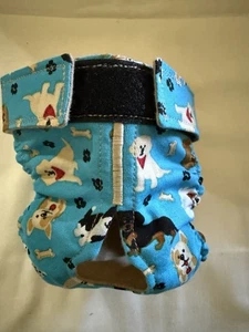 Female Dog Puppy Pet Diaper Washable Pants Sanitary Underwear TURQUOISE DOGS XXS - Picture 1 of 6