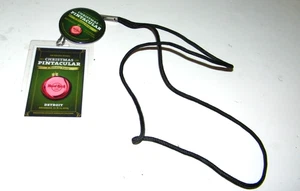 Vintage Hard Rock Cafe Christmas Lanyard w PASS Card & Button Detroit  Excellent - Picture 1 of 4