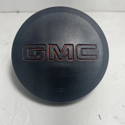 1988-94 GMC Sierra Horn botão central Safari S15 Sonoma Yukon preto 17984554 - Imagem 1 de 4