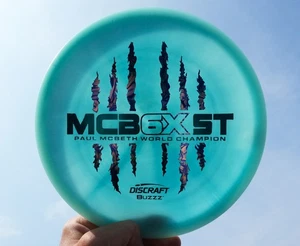 Discraft Disc Golf Paul Mcbeth 6x Claw Buzzz Midrange Disc Champy Blue/RoseStamp - Picture 1 of 4