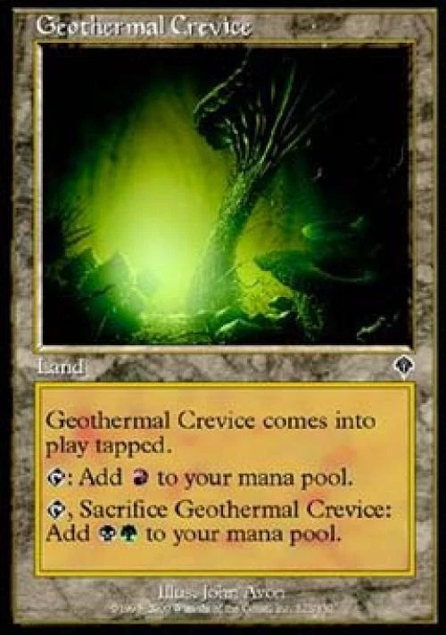 Geothermal Crevice - Light Play MTG Invasion - Image 1 of 1