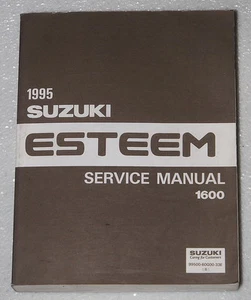 1995 Suzuki Esteem 1600 Factory Service Manual Book Original Shop Repair - Bild 1 von 1