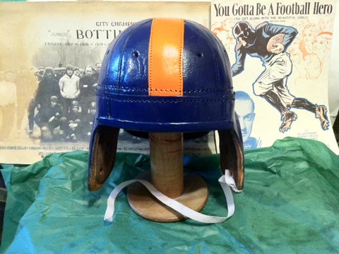 1940 Auburn Leather Football Helmet   Tigers Cover