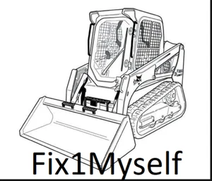 Bobcat T300 Kettenlader Serviceanleitung KOSTENLOSER VERSAND - Bild 1 von 7