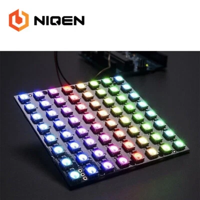 WS2812 LED 5050 RGB 8x8 LED Matrix Driver Board para Arduino Foto 1 de 4