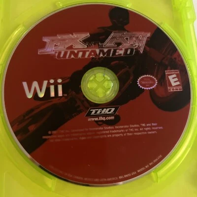 MX vs. ATV Untamed (Nintendo Wii, 2008) Disc And GameStop Case. Tested! - Image 1 of 4