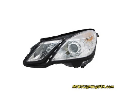Conjunto de farol de halogênio lateral esquerdo TYC para Mercedes Benz Classe E Sedan 2010-2014 - Imagem 1 de 3