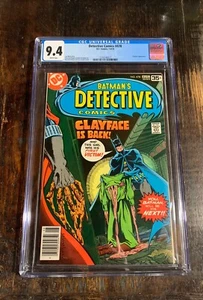 Detective Comics #478 CGC 9.4⭐️1978⭐️Clayface Appearance ⭐️ - Bild 1 von 3