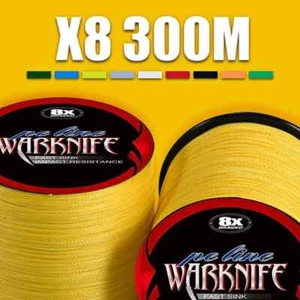 X8 Braided Fishing Line 300M 6-300LBS Thread 0.10-1.00mm Super Fishing Rope - Picture 1 of 35