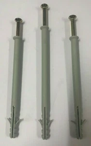 M8 Nylon Rahmenbefestigungen, Zink/Gelb Schraube. - Bild 1 von 2