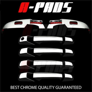 FOR CHEVY AVALANCHE 07-09 10 1112 CHROME LOWER MIRROR+DOOR HANDLE COVER (W/O PK) - Picture 1 of 2