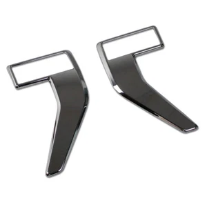 For Ford F150 F-150 2021-22 Chrome Front Side Fender Air Vents Outlet Cover Trim - Picture 1 of 8