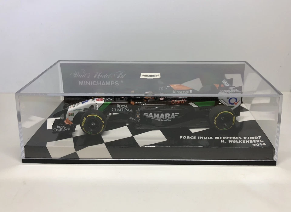 1:43 F1 Minichamps Force India VJm07 2014 Nico Hulkenberg Formula No Spark - Immagine 1 di 1
