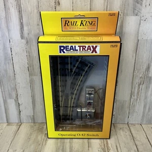 MTH 40-1043 O42 RealTrax Nickel Silver Right Hand Remote Switch Turnout New - Picture 1 of 8
