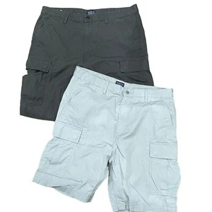 LEVI’s Shorts 2 PAIRS Light Grey and Dark Grey Size 38 - Picture 1 of 11
