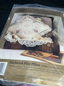 Patchwork Plate Pillow Candlewicking Embroidery Kit Something Special #80220 NIP - Picture 1 of 6
