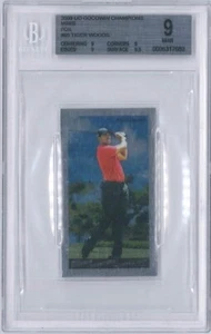 2009 UD Goodwin Champions - First Year - Tiger Woods Foil Mini - BGS 9 - Bild 1 von 2