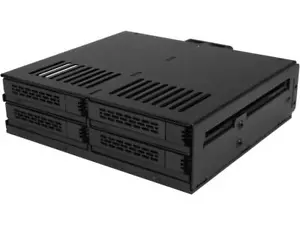 ICY DOCK MB324SP-B ExpressCage 4 x 2,5 pouces SAS/SATA rack mobile remplaçable à chaud - Photo 1/5