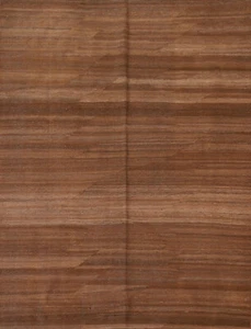 Brown Kilim Rugs Rectangle Flatweave Pile Wool Kelim Carpets 5x7 ft - Picture 1 of 9